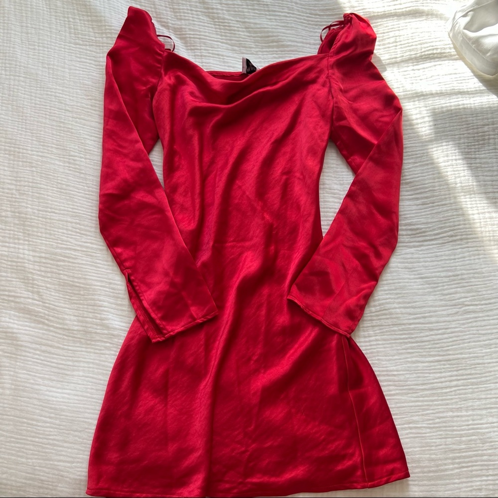 Princess Polly Star Power Mini Dress - Red ♥️